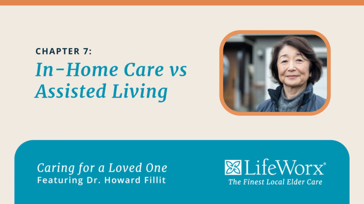 Chapter 7 cover on elder care options. Text reads, 
