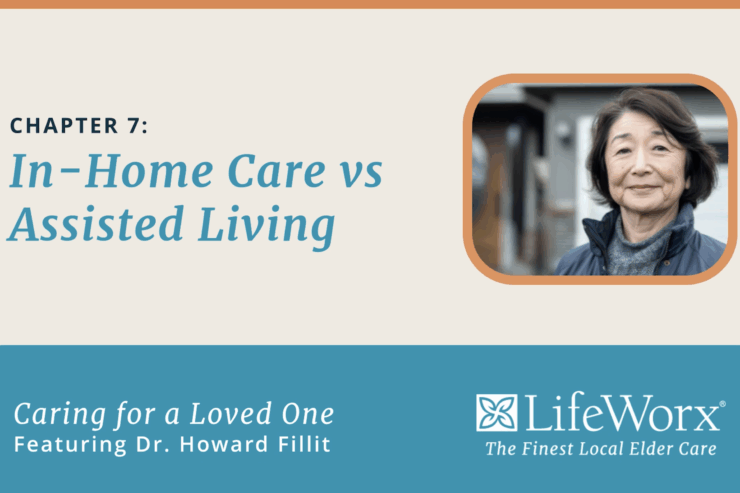 Chapter 7 cover on elder care options. Text reads, 